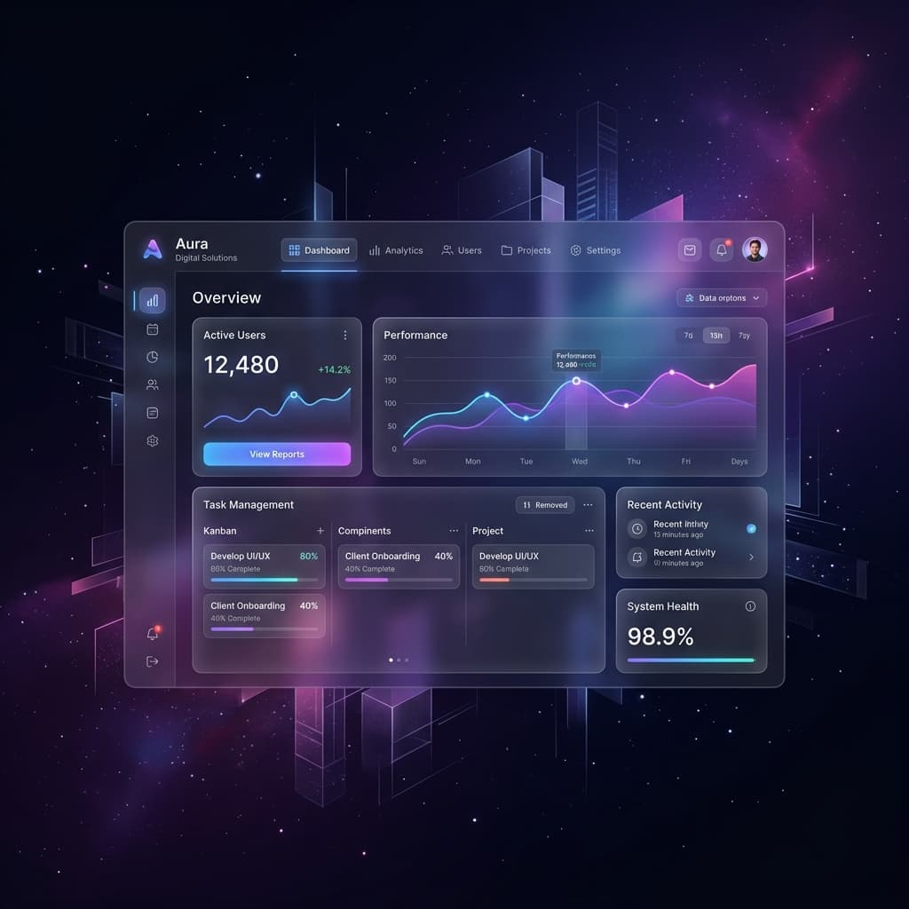 AI-powered web presence dashboard